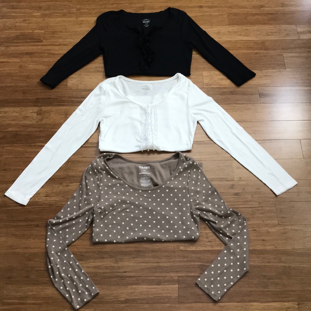 Lot of 3 Old Navy Tops Size Large